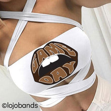 Load image into Gallery viewer, Game Day White Multiway Bandeau