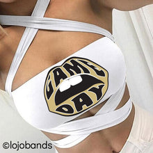 Load image into Gallery viewer, Game Day White Multiway Bandeau