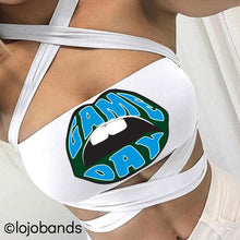 Load image into Gallery viewer, Game Day White Multiway Bandeau