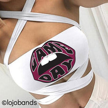 Load image into Gallery viewer, Game Day White Multiway Bandeau