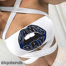 Load image into Gallery viewer, Game Day White Multiway Bandeau