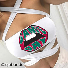 Load image into Gallery viewer, Game Day White Multiway Bandeau