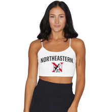 Load image into Gallery viewer, Northeastern White Spaghetti Tank