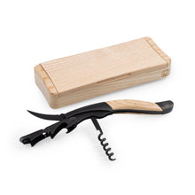 Load image into Gallery viewer, Barolo Waiter-style Corkscrew in Ashwood Box