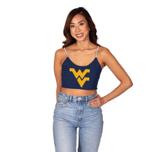 Load image into Gallery viewer, West Virginia Mountaineers Navy Blue Spaghetti Tank