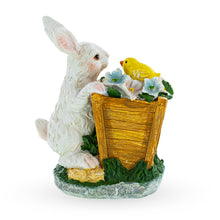 Load image into Gallery viewer, Enchanted Bunny and Chick Amidst Blooms Figurine