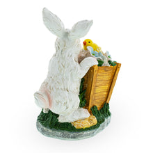 Load image into Gallery viewer, Enchanted Bunny and Chick Amidst Blooms Figurine