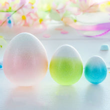 Load image into Gallery viewer, Set of Three Gradient Jumbo Large Easter Eggs 8 Inches