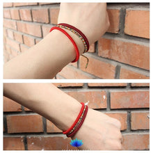 Load image into Gallery viewer, Handmade Lucky Knots Bracelet