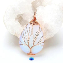 Load image into Gallery viewer, Eternity Jasper Tree of life Necklace