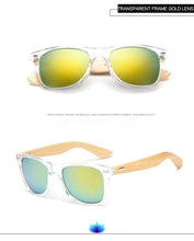 Load image into Gallery viewer, Retro Wood Frame Sunglasses