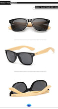 Load image into Gallery viewer, Retro Wood Frame Sunglasses
