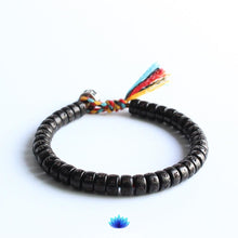 Load image into Gallery viewer, Buddha words carved Bracelet - Clear mind transforming