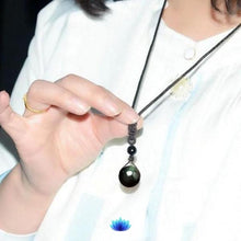 Load image into Gallery viewer, STRESS-FREE AND PROTECTION OBSIDIAN NECKLACE