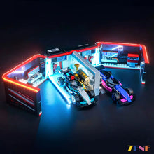 Load image into Gallery viewer, Light Kit for LEGO City F1 Garage Mercedes-AMG Alpine Cars #60444
