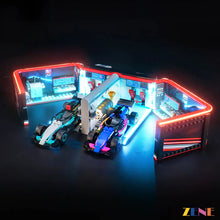 Load image into Gallery viewer, Light Kit for LEGO City F1 Garage Mercedes-AMG Alpine Cars #60444