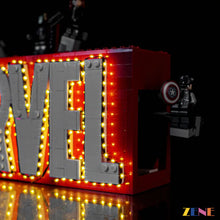 Load image into Gallery viewer, Light Kit for LEGO Marvel Logo &amp; Minifigures #76313