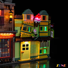 Load image into Gallery viewer, Light Kit for LEGO Quality Quidditch Supplies &amp; Ice Cream Parlour #76452
