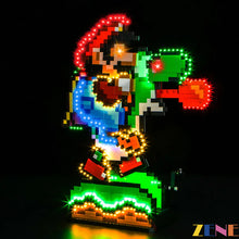 Load image into Gallery viewer, Light Kit for LEGO Super Mario World Mario Yoshi #71438