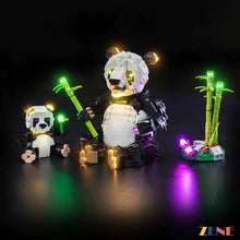 Load image into Gallery viewer, Light Kit for LEGO Wild Animals Panda Family 31165