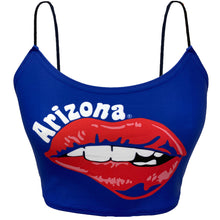 Load image into Gallery viewer, University of Arizona Lips Spaghetti Tank